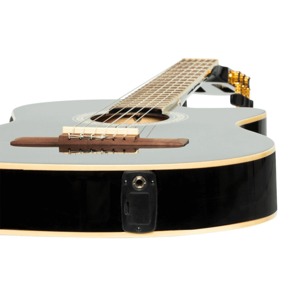 GUITARRA CLÁSICA ELECTROACUSTICA CON RESAQUE Y EQ DE 4 BANDAS B-BAND NEGRA SCL60 TCE-BLK N