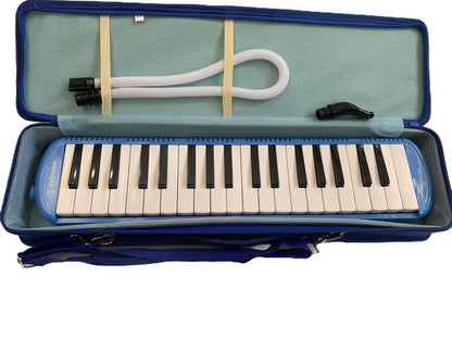 Melodica Extreme 37 Teclas 3 Octavas Estuche con Cierre Azul N