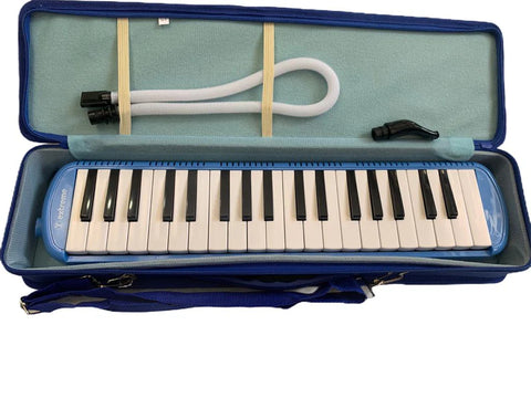 MELODICA EXTREME 37 TECLAS 3 OCTAVAS ESTUCHE CON CIERRE AZUL N