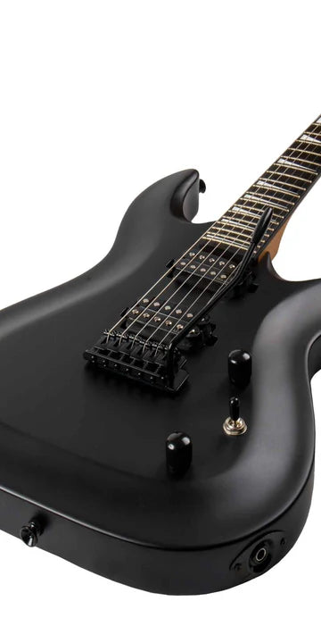 Guitarra Electrica Boky HH Negra Bamboo