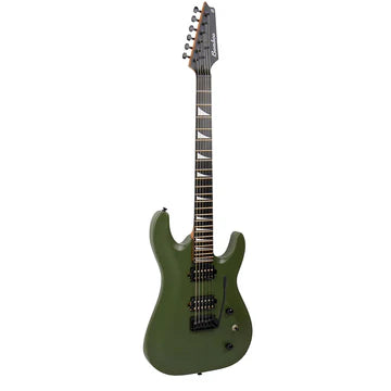 Guitarra Electrica Boky HH Verde Bamboo