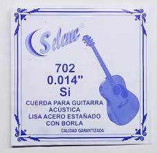 CAJA DE CUERDAS LISA ACERO ESTAÑADO 2A SELENE 702 N