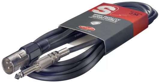 CABLE DE AUDIO DE XLR MACHO A PLUG 6 METROS SAC6PXM DL N