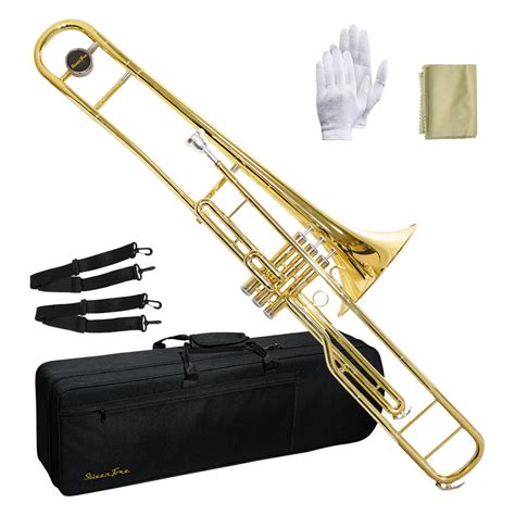 Trombon de Embolos en Do ( C ) Laqueado | Sltb001 N
