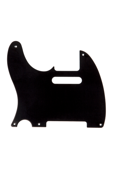 PICKGUARD FENDER PARA TELECASTER ZURDA 5 ORIFICIOS (NEGRO)