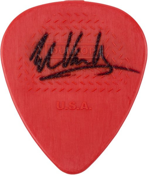 PUAS PARA GUITARRA EVH-DUNLOP NYLON PAQUETE DE 6 PIEZAS .60  ROJA