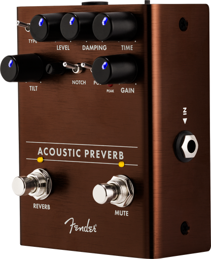 Pedal para Guitarra Acustica Fender Acoustic Preverb