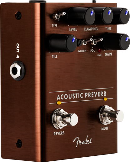 Pedal para Guitarra Acustica Fender Acoustic Preverb