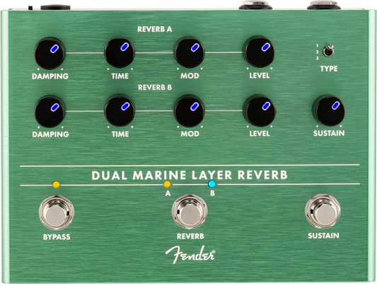 PEDAL DE EFECTO FENDER  DUAL MARINE LAYER REVERB