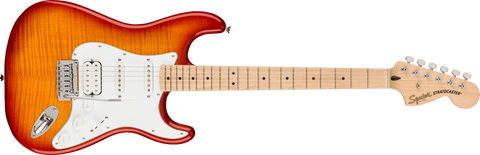 GUITARA ELÉCTRICA SQUIER AFFINITY SERIES STRATOCASTER FMT HSS SIENNA SUNBURST N