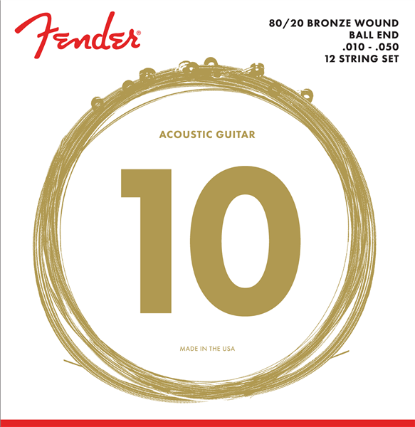 ENCORDADURA FENDER PARA DOCEROLA 80/20 .10 - .50 N