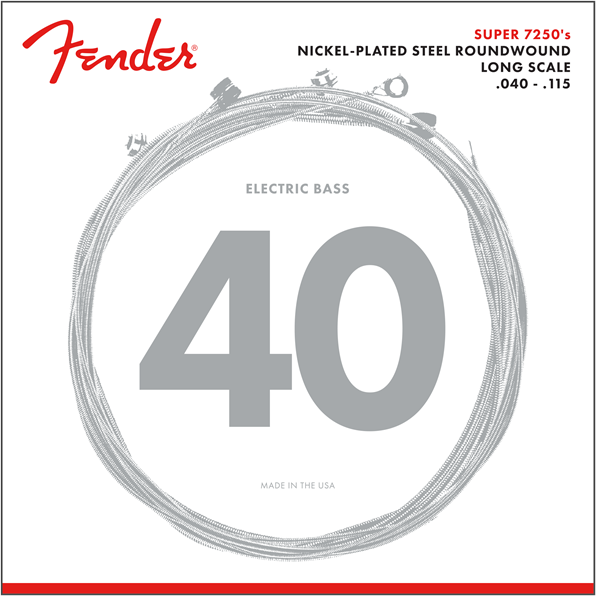 CUERDAS PARA BAJO FENDER  7250 BASS STRINGS (5-STRING)040-.115 N