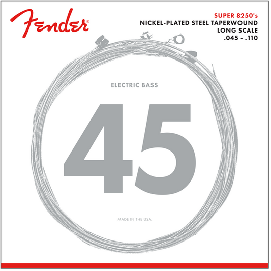 CUERDAS PARA BAJO FENDER   8250 BASS STRINGS 4 STRINGS N