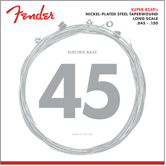 JUEGO DE CUERDA PARA BAJO ELÉCTRICO 5 CDAS FENDER 45-130 LONG SCALE SUPER 8250´S