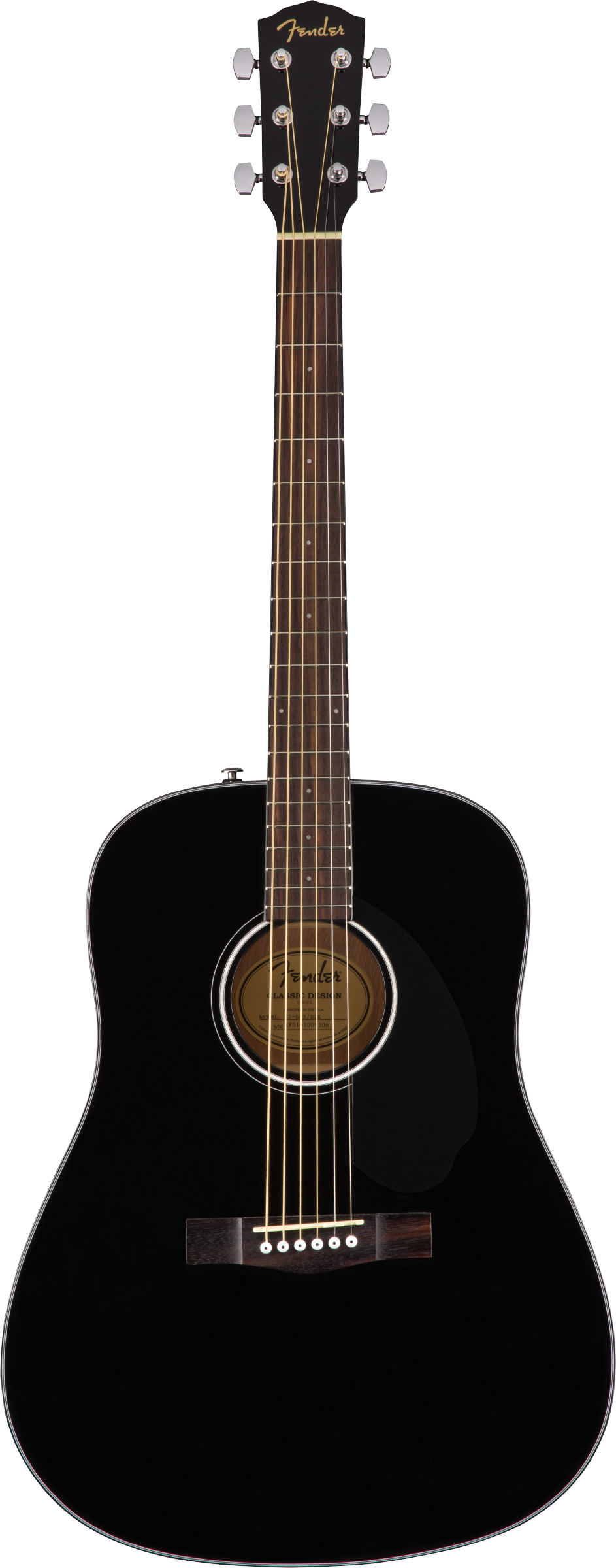 GUITARRA FENDER ACUSTICA CD-60 NEGRA | 0970110006 N