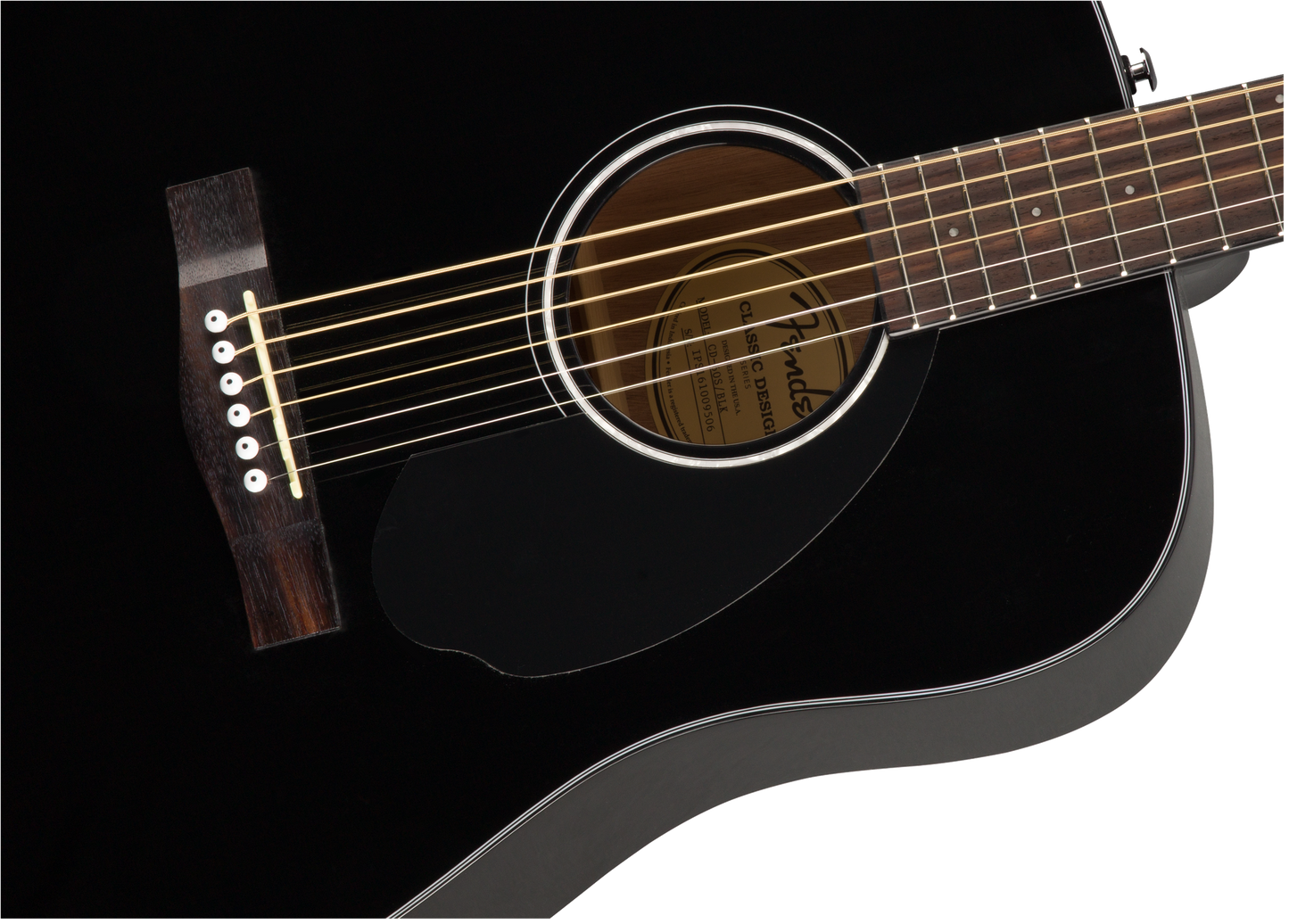 GUITARRA FENDER ACUSTICA CD-60 NEGRA | 0970110006 N