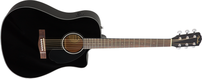 Guitarra Electroacústica Fender CD-60SCE Negro