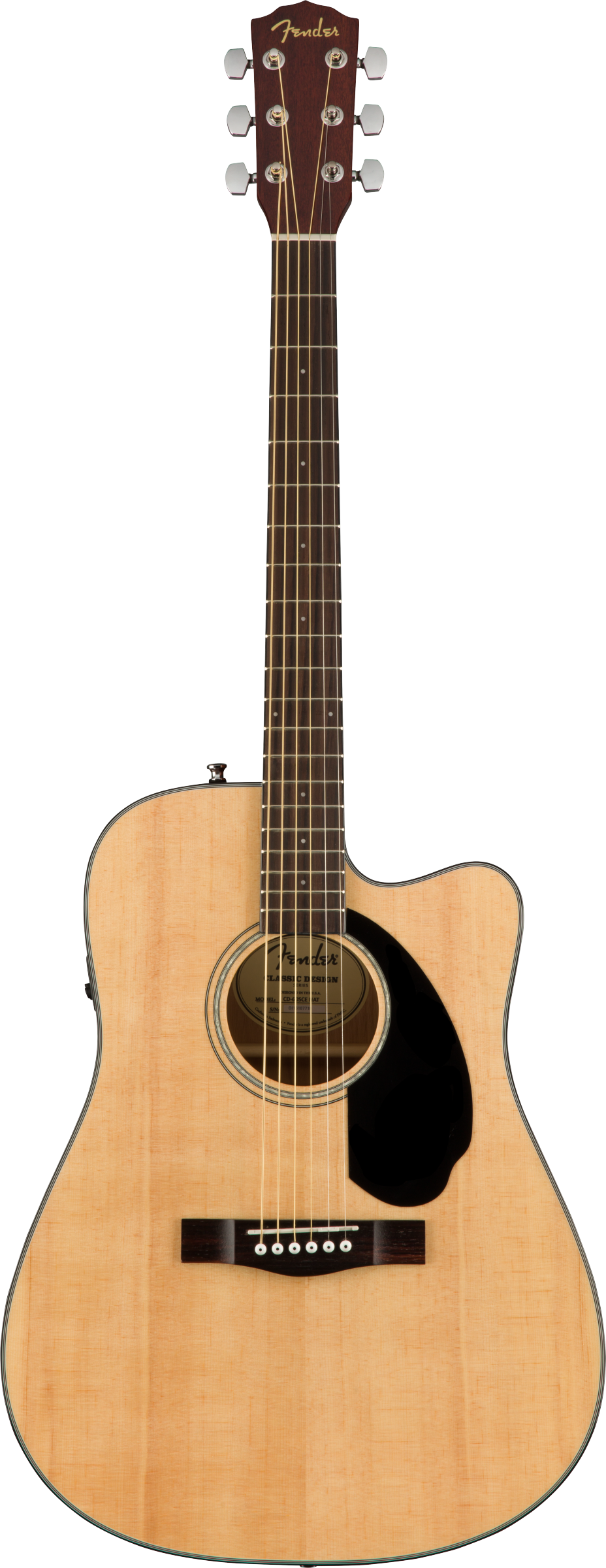 GUITARRA ELECTROACÚSTICA FENDER CD-60SCE NATURAL N