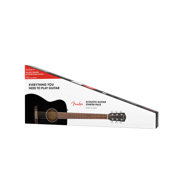 GUITARRA ACÚSTICA FENDER CC-60S CONCERT PACK, BLACK N