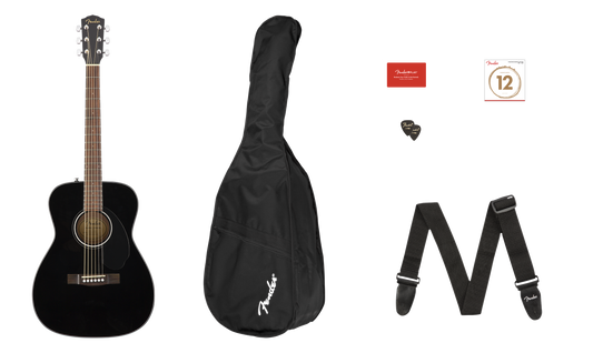 GUITARRA ACÚSTICA FENDER CC-60S CONCERT PACK, BLACK N