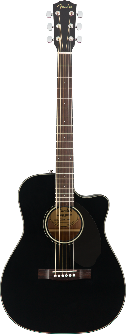 GUITARRA ELECTROACUSTICA NEGRA MOD CC-60SCE CONCERT, BLACK WN N