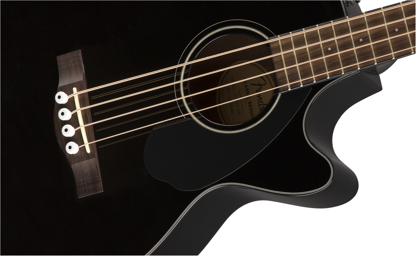 BAJO ELECTROACUSTICO FENDER COLOR NEGRO CB-60SCEBLK N