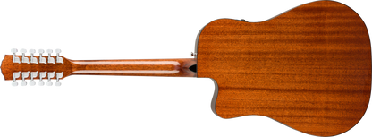 Docerola Electroacústica Fender CD-60SCE-12 Natural Pastilla Fishman