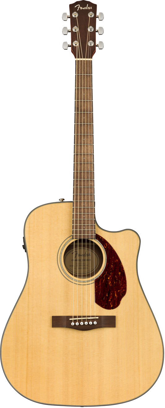 Guitarra Electroacústica Fender CD-140SCE Natural con Estuche Rígido