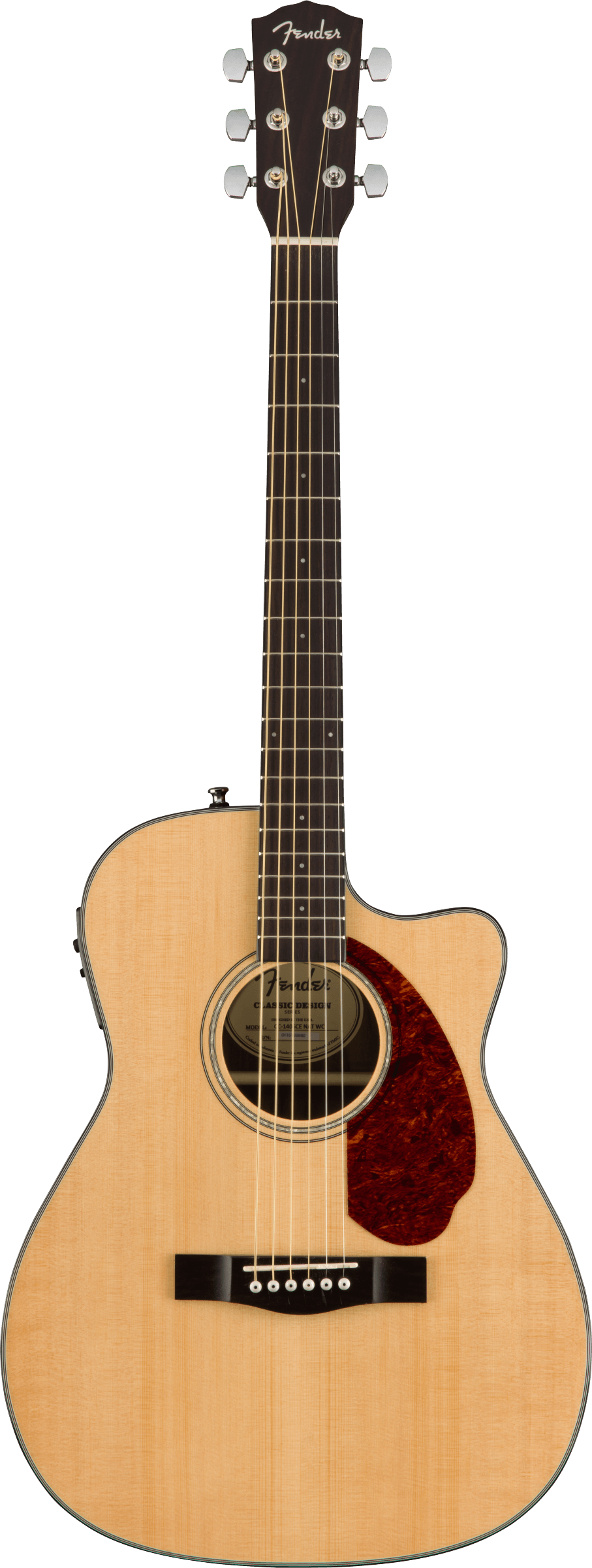 GUITARRA ELÉCTROACUSTICA FENDER CC-140SCE C/ ESTUCHE