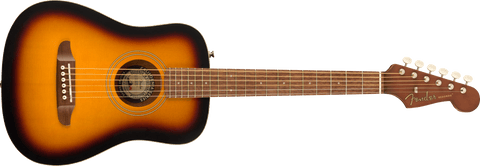 GUITARRA ACÚSTICA FENDER REDONDO MINI CON FUNDA