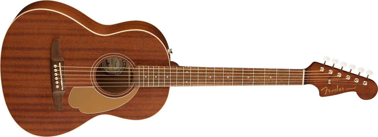 GUITARRA ACÚSTICA FENDER SONORAN MINI MAHOGHANY CON FUNDA 0970770122 N