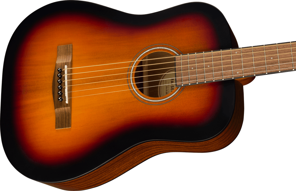 GUITARRA ACÚSTICA FENDER 3/4 FA15 ACERO SUNBURST N LAFLAUTAMUSICAL