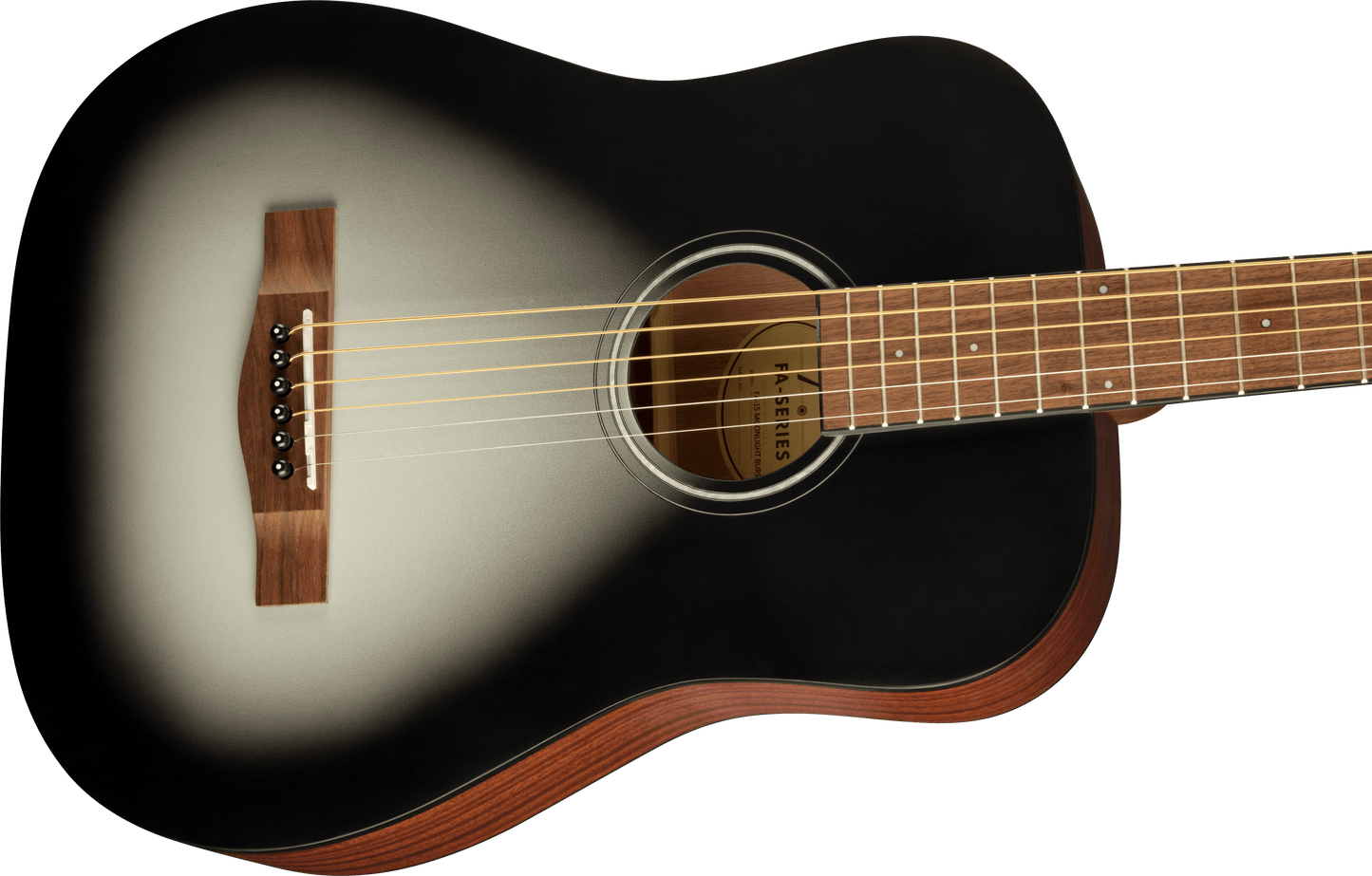GUITARRA FENDER ACUSTICA MOOLIGHT FA-15 3/4 CUERDAS DE ACERO.