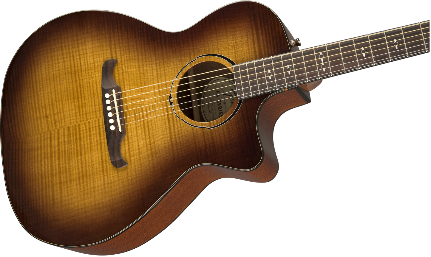 GUITARRA FENDER AUDITORIO FA-345CE TEA BURST N
