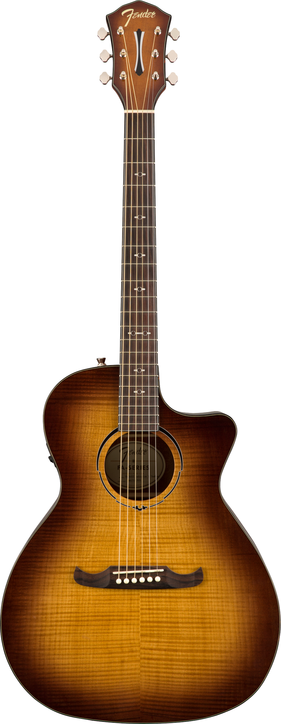 GUITARRA FENDER AUDITORIO FA-345CE TEA BURST N