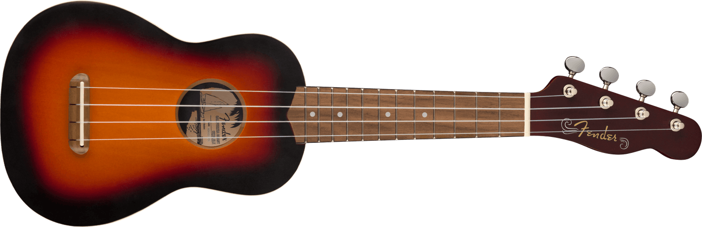 UKULELE FENDER SOPRANO VENICE SUNBURST N