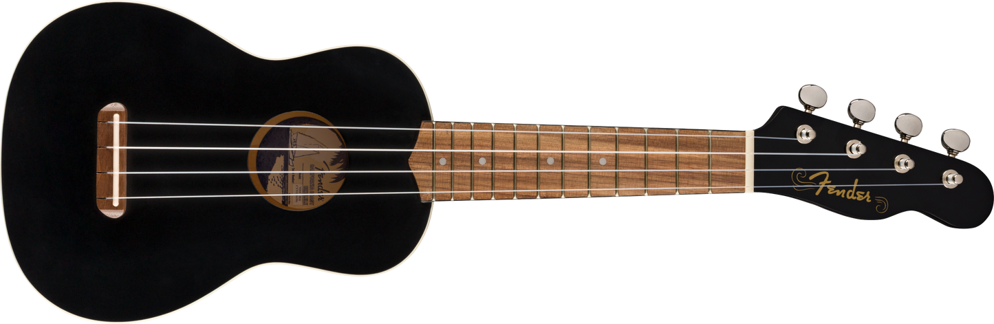 UKULELE FENDER VENICE SOPRANO BLACK N