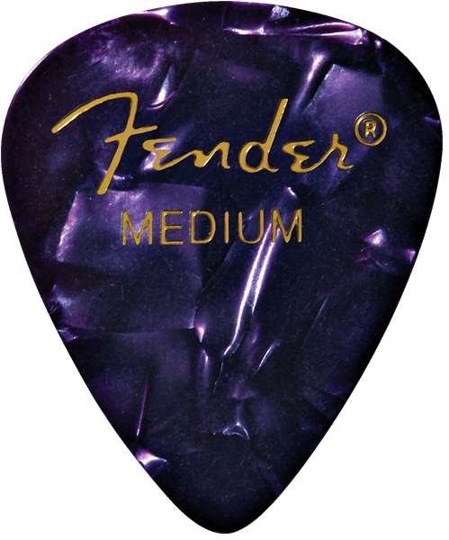 PUAS PARA GUITARRA FENDER PAQUETE DE 12 PIEZAS CELLULOID MEDIUM