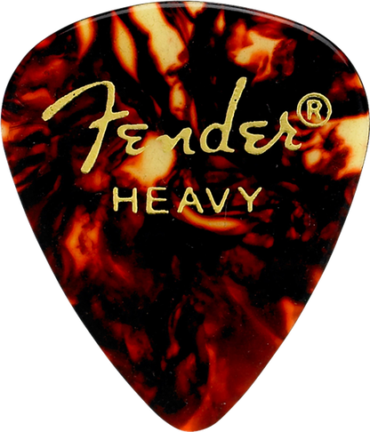 Puas para Guitarra Fender Paquete de 12 Piezas Celluloid Heavy