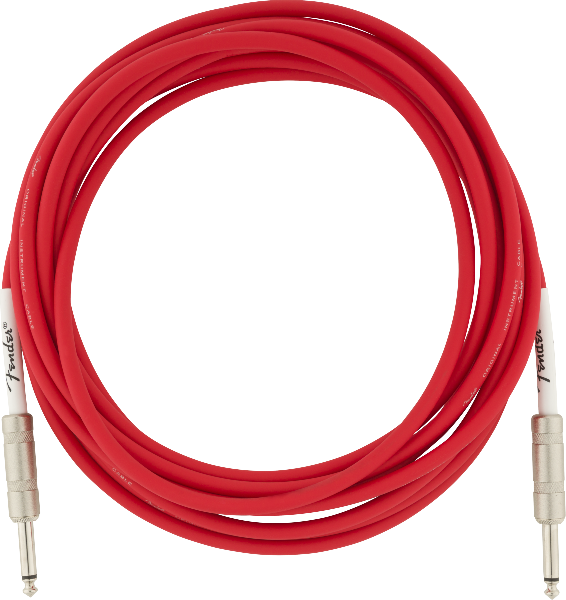 CABLE PARA INSTRUMENTO ORIGINAL SERIES FENDER 3 METROS ROJO