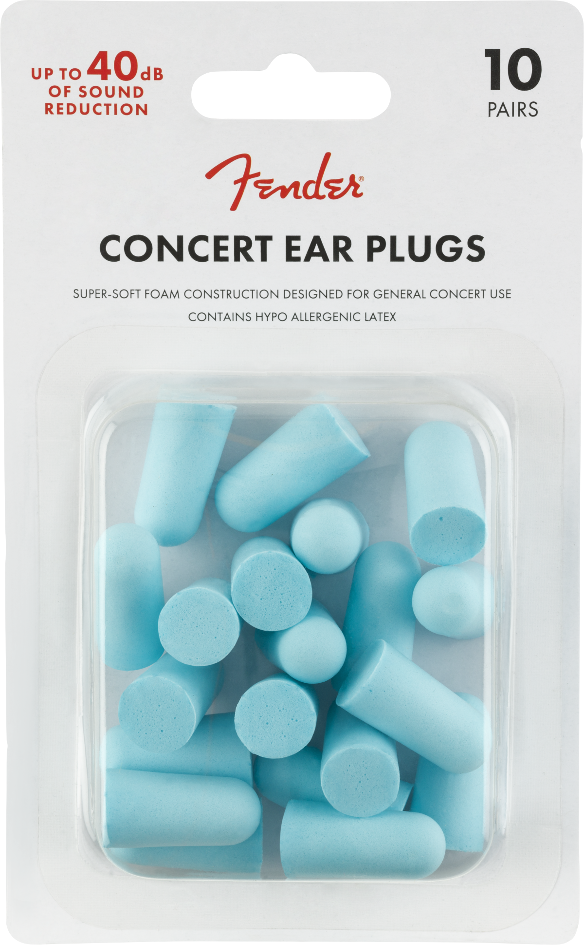 Tapones para los Oídos de Concierto (10 Pares), Azul Daphne Fender