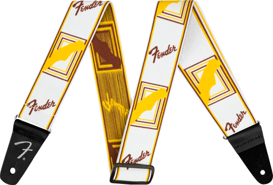 THALY FENDER  WEIGHLESS MONOGRAM STRAP WHITE/BROWN/YELLOW