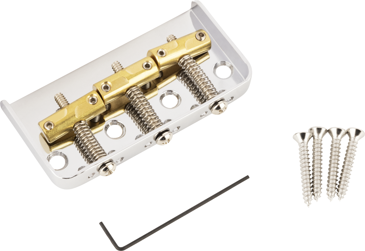 PUENTE TELE® DE ESTILO VINTAGE "CUT-OFF" PERSONALIZADO DE 3 SELLETAS CON SELLETAS DE LATÓN COMPENSADAS