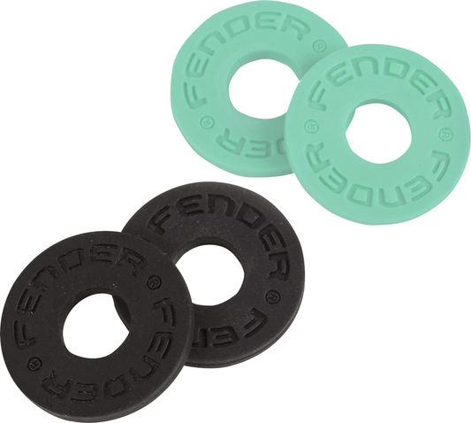 STRAP BLOCKS 4PZA FENDER BLACK AND GREEN