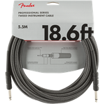 CABLE FENDER PARA INSTRUMENTO 5,5M PROFESSIONAL SERIES TWEED GRIS OSCURO