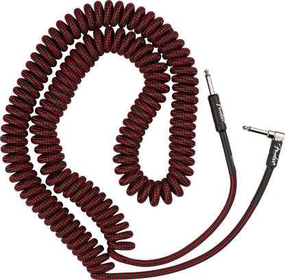 Cable para Instrumento Fender Espiral Texturizado Profesional Series 9m Rojo N