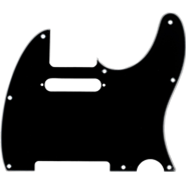 GOLPEADOR TELECASTER®NEGRO DE MÚLTIPLES CAPAS CON MONTAJE DE 8 ORIFICIOS