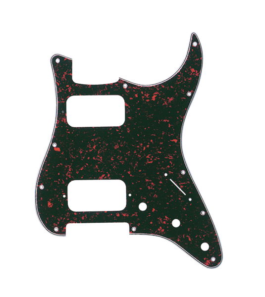 PICKGUARD FENDER PARA STRATOCASTER HH 11 ORIFICIOS TORTOISE SHELL