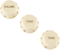 PERILLAS FENDER KNOBS, SOFT TOUCH 1 VOL 2 TONE, A. WHT N