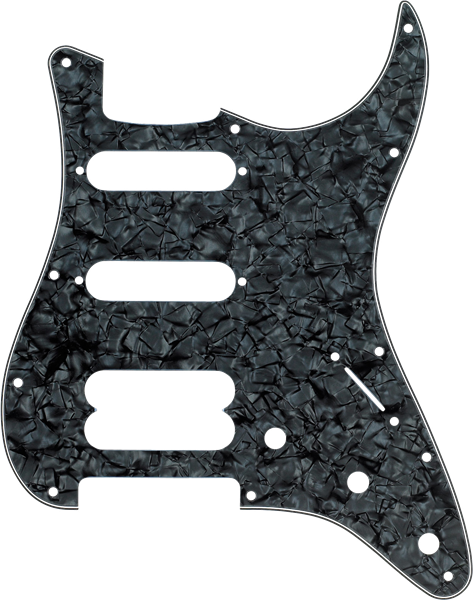 PICKGUARD STRATOCASTER DE LA SERIE ULTRA H/S/S DE ESTILO MODERNO DE 11 HOYOS N